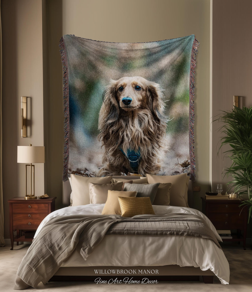 Personalized Special Memory Heirloom Style Nostalgic Home Decor Gift | Custom Woven Tapestry Throw Blanket Sentimental Keepsake Wall Art