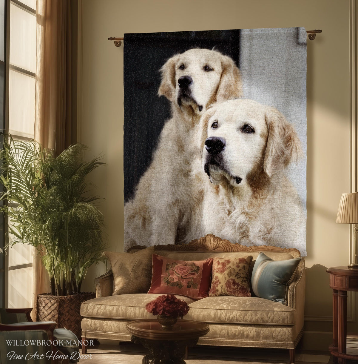 Personalized Special Memory Heirloom Style Nostalgic Home Decor Gift | Custom Woven Tapestry Throw Blanket Sentimental Keepsake Wall Art